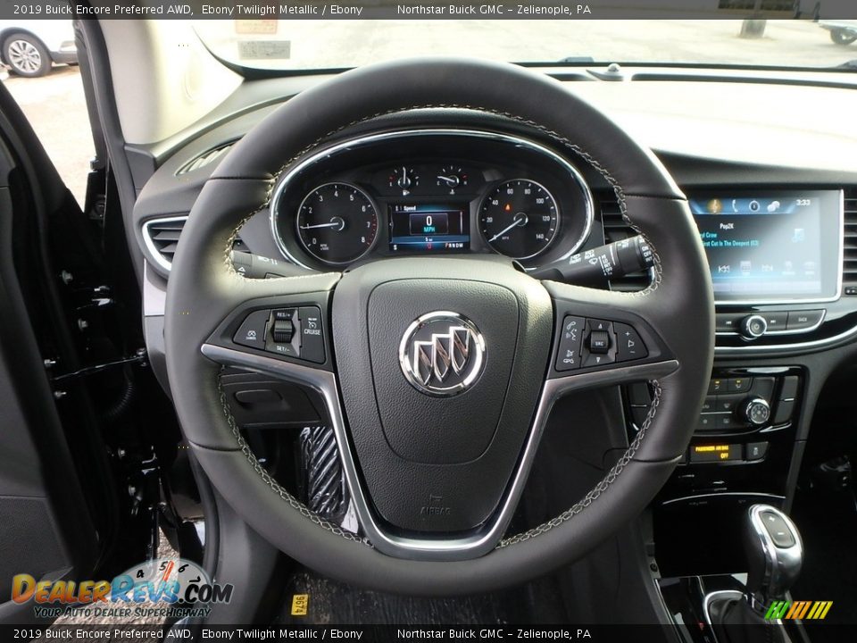 2019 Buick Encore Preferred AWD Ebony Twilight Metallic / Ebony Photo #18