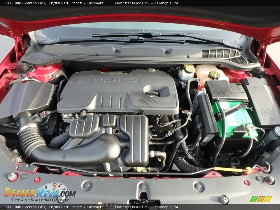 2012 Buick Verano FWD Crystal Red Tintcoat / Cashmere Photo #2
