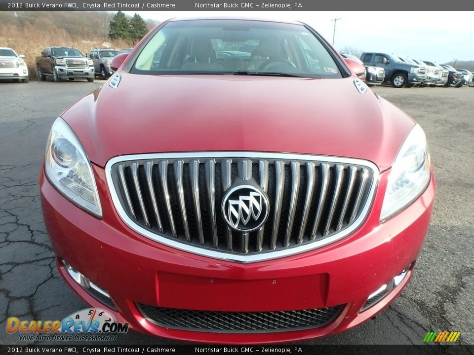 2012 Buick Verano FWD Crystal Red Tintcoat / Cashmere Photo #3