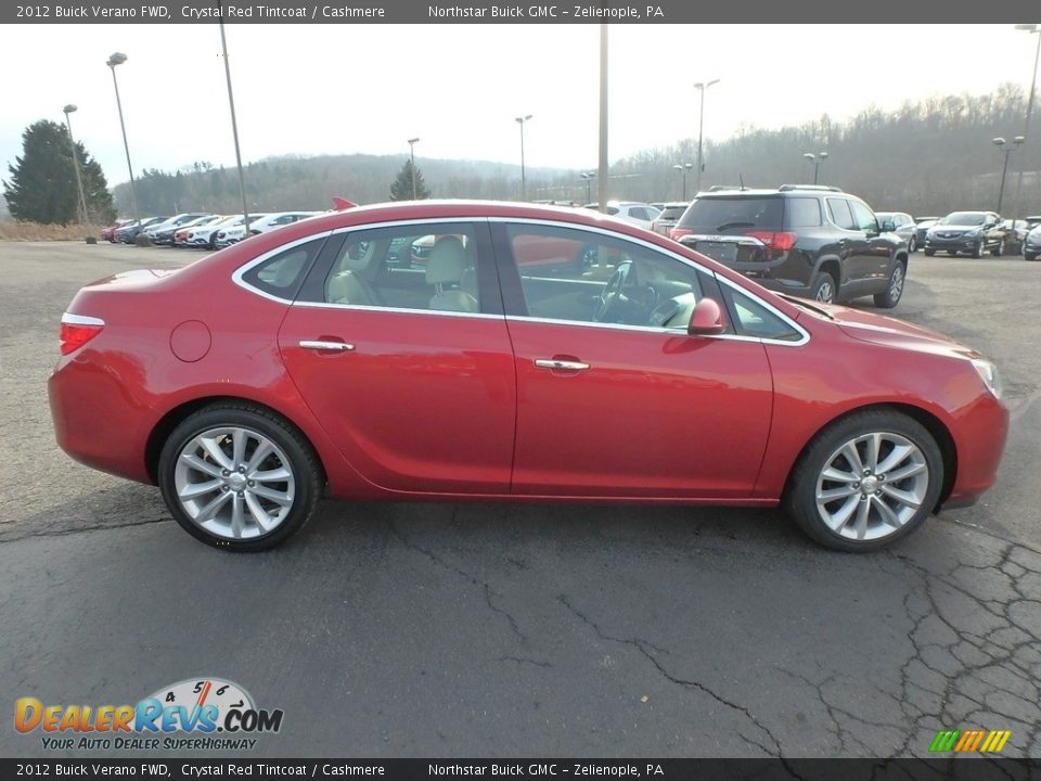 2012 Buick Verano FWD Crystal Red Tintcoat / Cashmere Photo #5