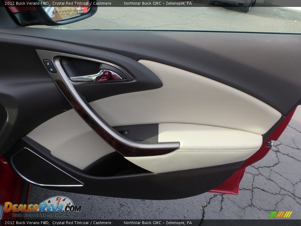 2012 Buick Verano FWD Crystal Red Tintcoat / Cashmere Photo #7