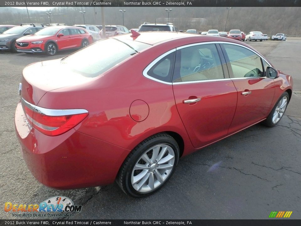 2012 Buick Verano FWD Crystal Red Tintcoat / Cashmere Photo #9