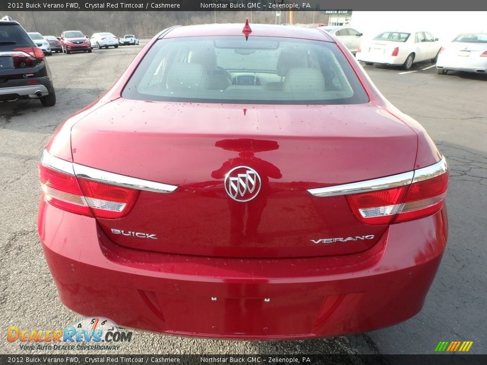 2012 Buick Verano FWD Crystal Red Tintcoat / Cashmere Photo #11