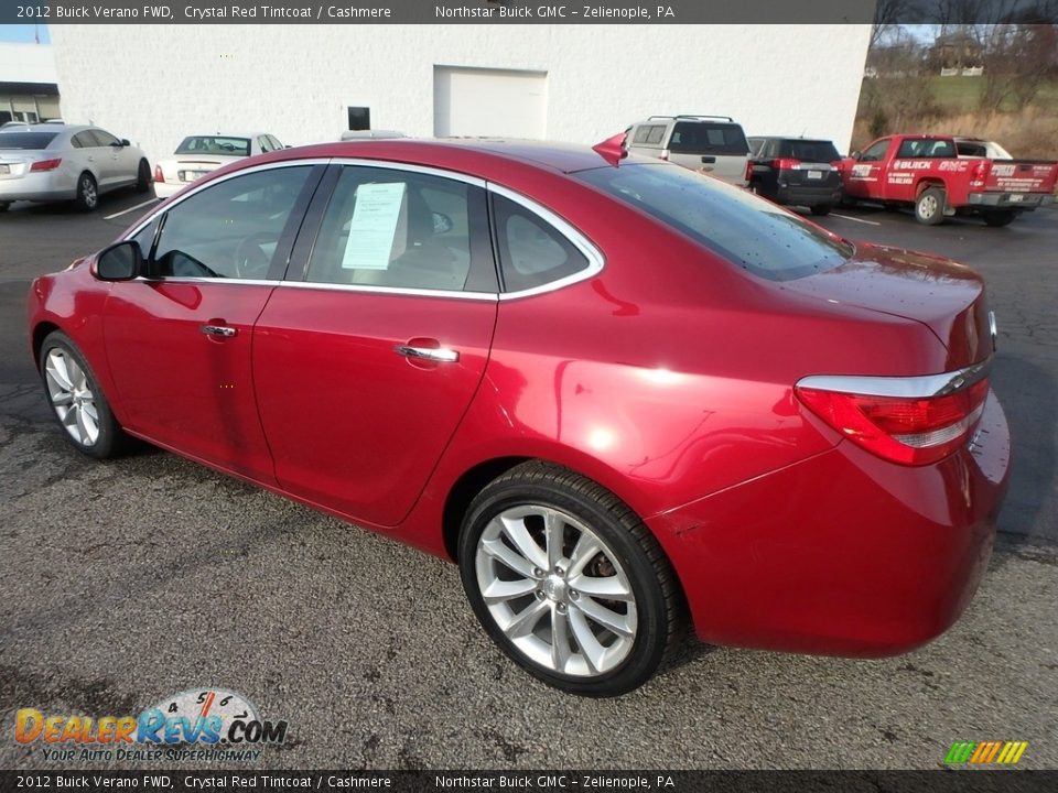 2012 Buick Verano FWD Crystal Red Tintcoat / Cashmere Photo #12
