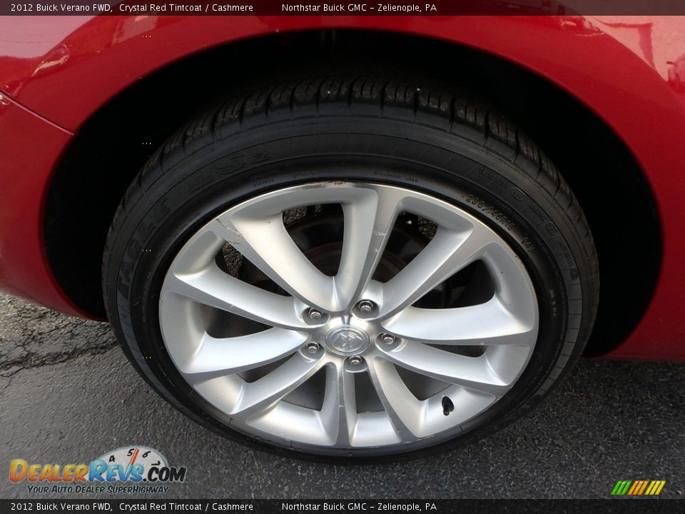 2012 Buick Verano FWD Crystal Red Tintcoat / Cashmere Photo #14