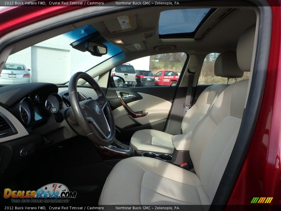 2012 Buick Verano FWD Crystal Red Tintcoat / Cashmere Photo #15