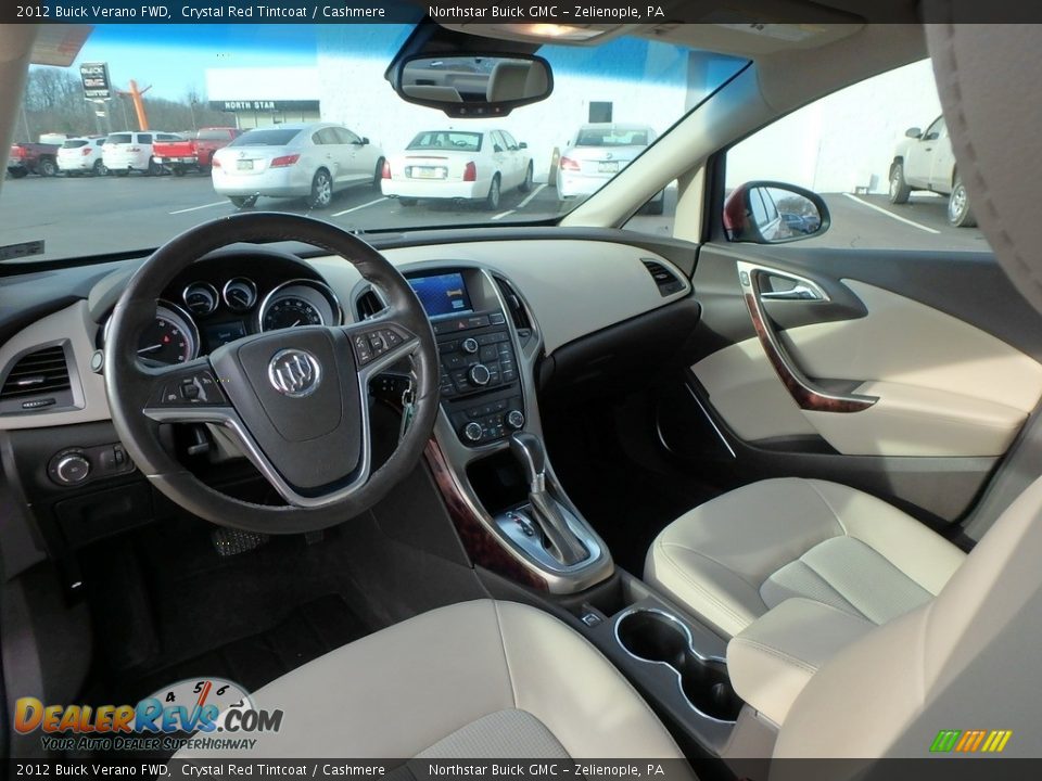 2012 Buick Verano FWD Crystal Red Tintcoat / Cashmere Photo #17