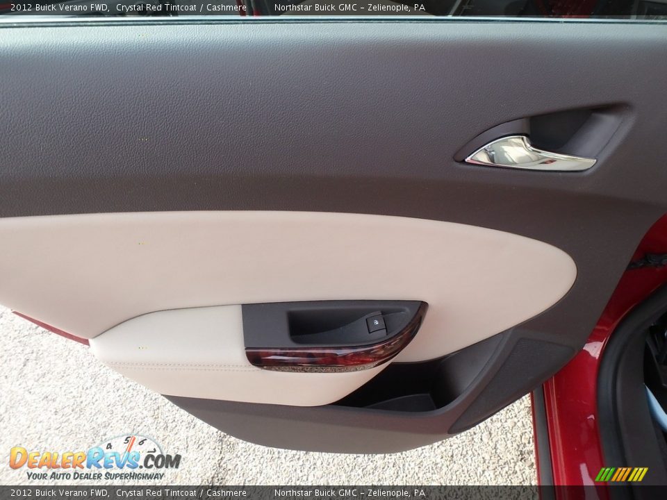 2012 Buick Verano FWD Crystal Red Tintcoat / Cashmere Photo #18