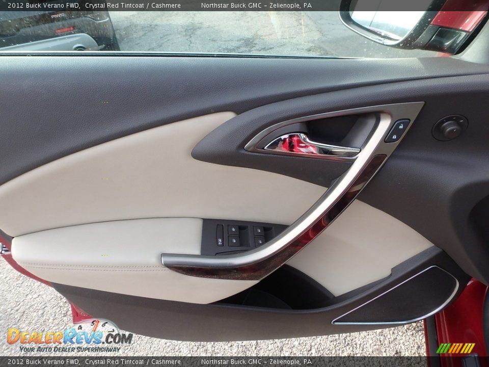 2012 Buick Verano FWD Crystal Red Tintcoat / Cashmere Photo #19