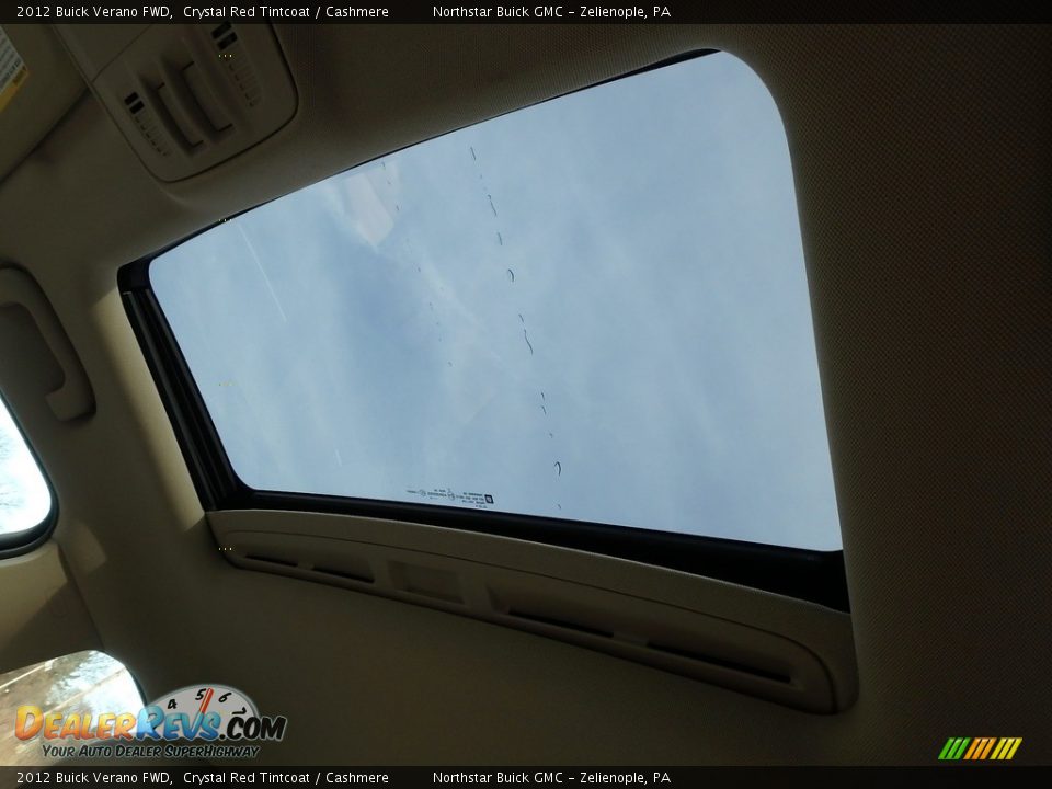 2012 Buick Verano FWD Crystal Red Tintcoat / Cashmere Photo #22