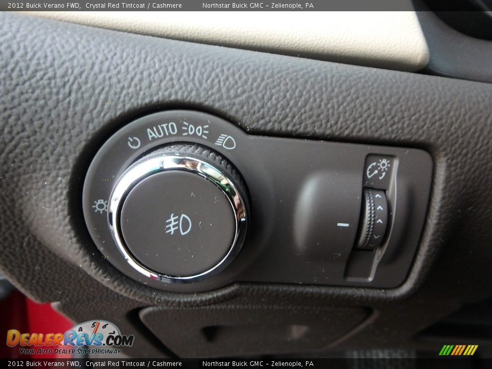 2012 Buick Verano FWD Crystal Red Tintcoat / Cashmere Photo #25