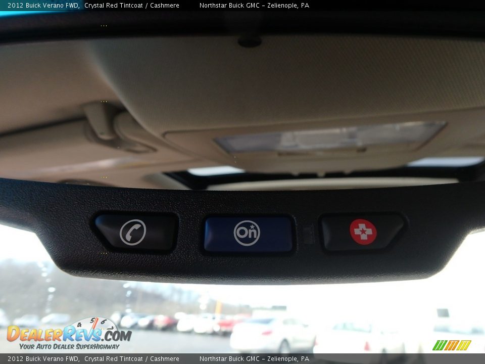 2012 Buick Verano FWD Crystal Red Tintcoat / Cashmere Photo #29