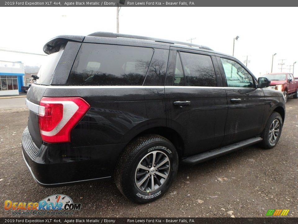 2019 Ford Expedition XLT 4x4 Agate Black Metallic / Ebony Photo #2