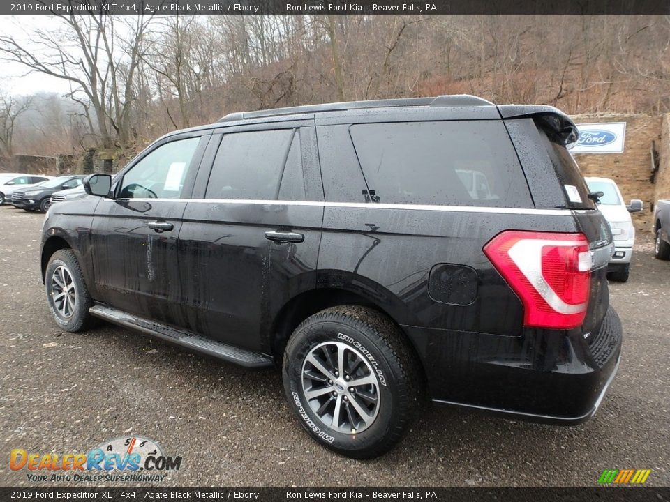 2019 Ford Expedition XLT 4x4 Agate Black Metallic / Ebony Photo #5