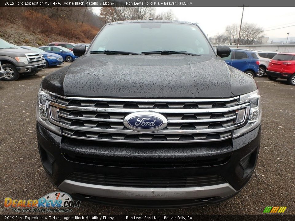 2019 Ford Expedition XLT 4x4 Agate Black Metallic / Ebony Photo #8