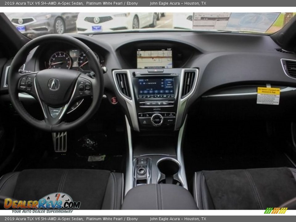 Dashboard of 2019 Acura TLX V6 SH-AWD A-Spec Sedan Photo #9