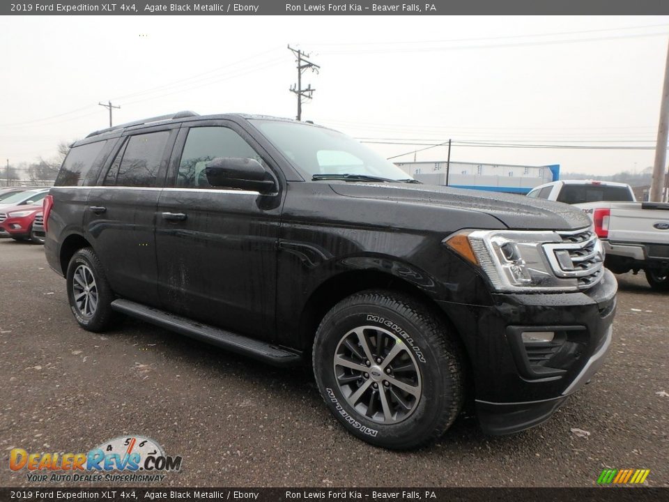 2019 Ford Expedition XLT 4x4 Agate Black Metallic / Ebony Photo #9