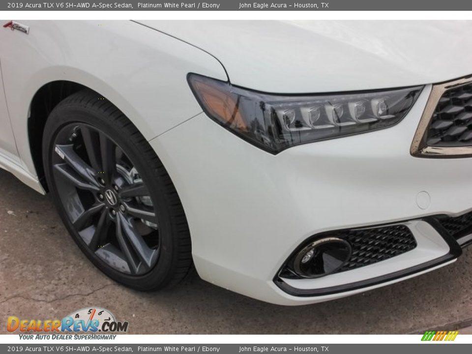 2019 Acura TLX V6 SH-AWD A-Spec Sedan Platinum White Pearl / Ebony Photo #10