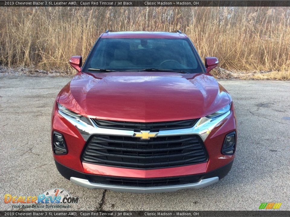 2019 Chevrolet Blazer 3.6L Leather AWD Cajun Red Tintcoat / Jet Black Photo #2