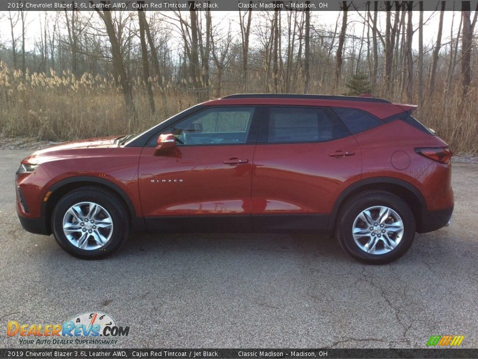 Cajun Red Tintcoat 2019 Chevrolet Blazer 3.6L Leather AWD Photo #3