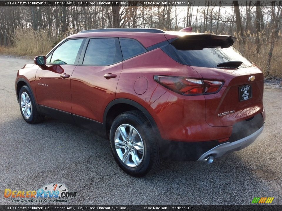2019 Chevrolet Blazer 3.6L Leather AWD Cajun Red Tintcoat / Jet Black Photo #4