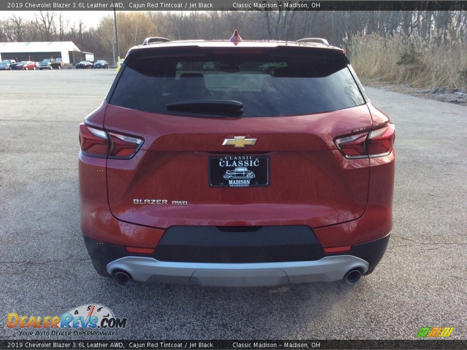 2019 Chevrolet Blazer 3.6L Leather AWD Cajun Red Tintcoat / Jet Black Photo #5
