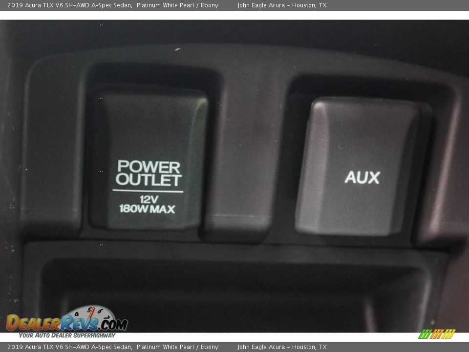 2019 Acura TLX V6 SH-AWD A-Spec Sedan Platinum White Pearl / Ebony Photo #36