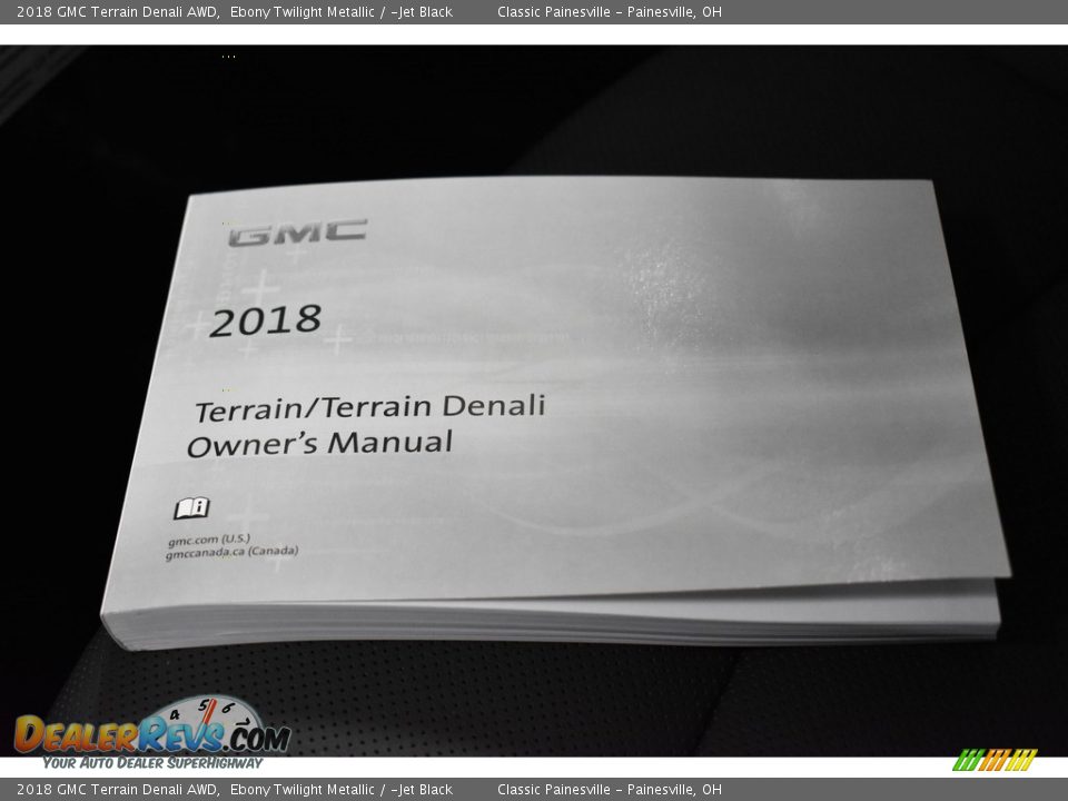 2018 GMC Terrain Denali AWD Ebony Twilight Metallic / ­Jet Black Photo #17
