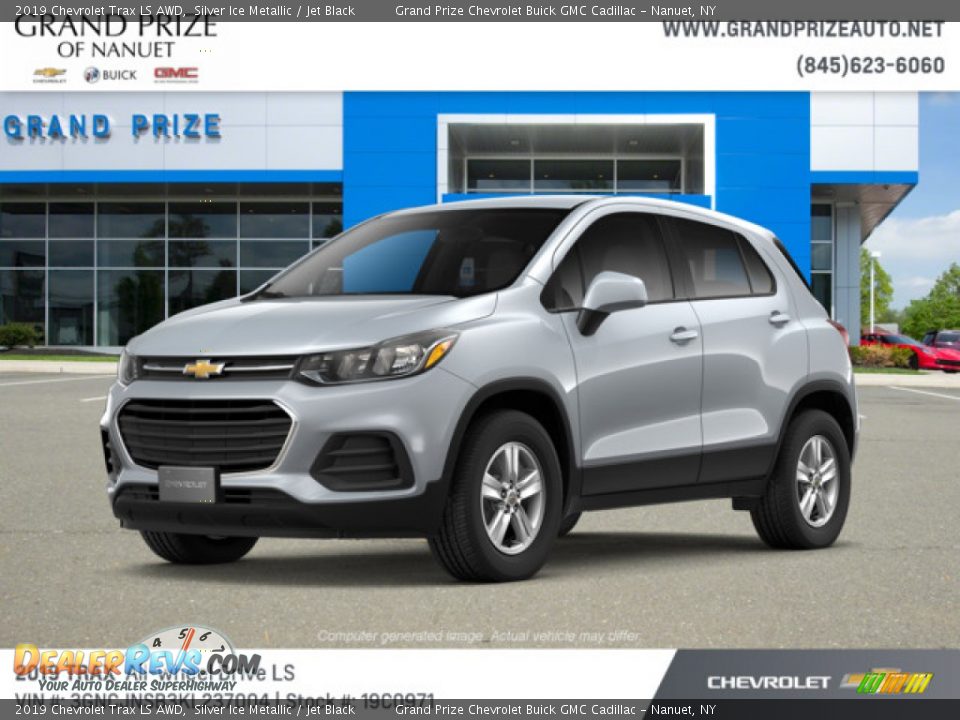 2019 Chevrolet Trax LS AWD Silver Ice Metallic / Jet Black Photo #1