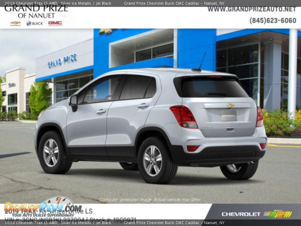 2019 Chevrolet Trax LS AWD Silver Ice Metallic / Jet Black Photo #3
