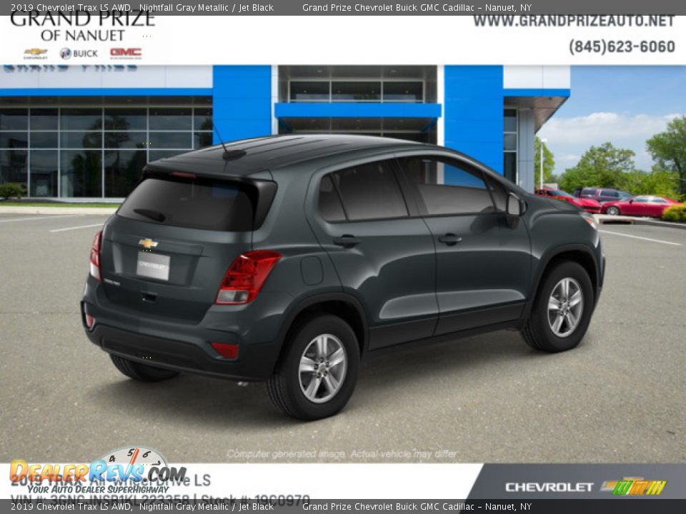 2019 Chevrolet Trax LS AWD Nightfall Gray Metallic / Jet Black Photo #4