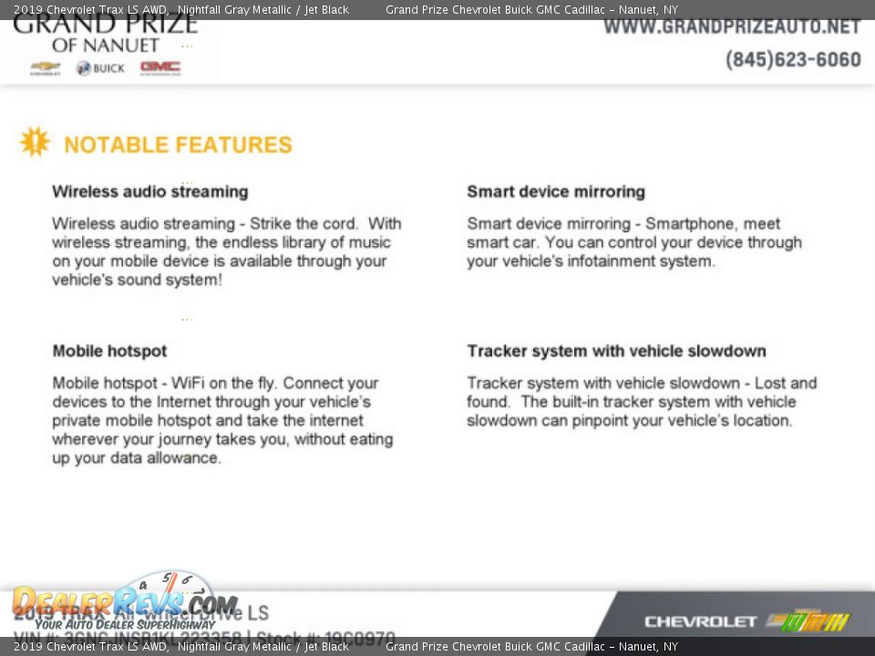 2019 Chevrolet Trax LS AWD Nightfall Gray Metallic / Jet Black Photo #7