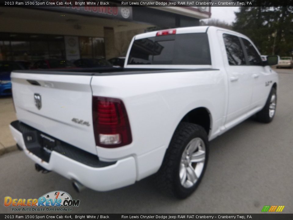 2013 Ram 1500 Sport Crew Cab 4x4 Bright White / Black Photo #2