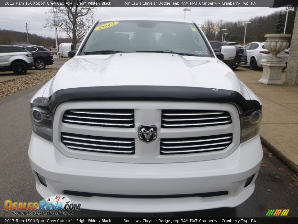 2013 Ram 1500 Sport Crew Cab 4x4 Bright White / Black Photo #5
