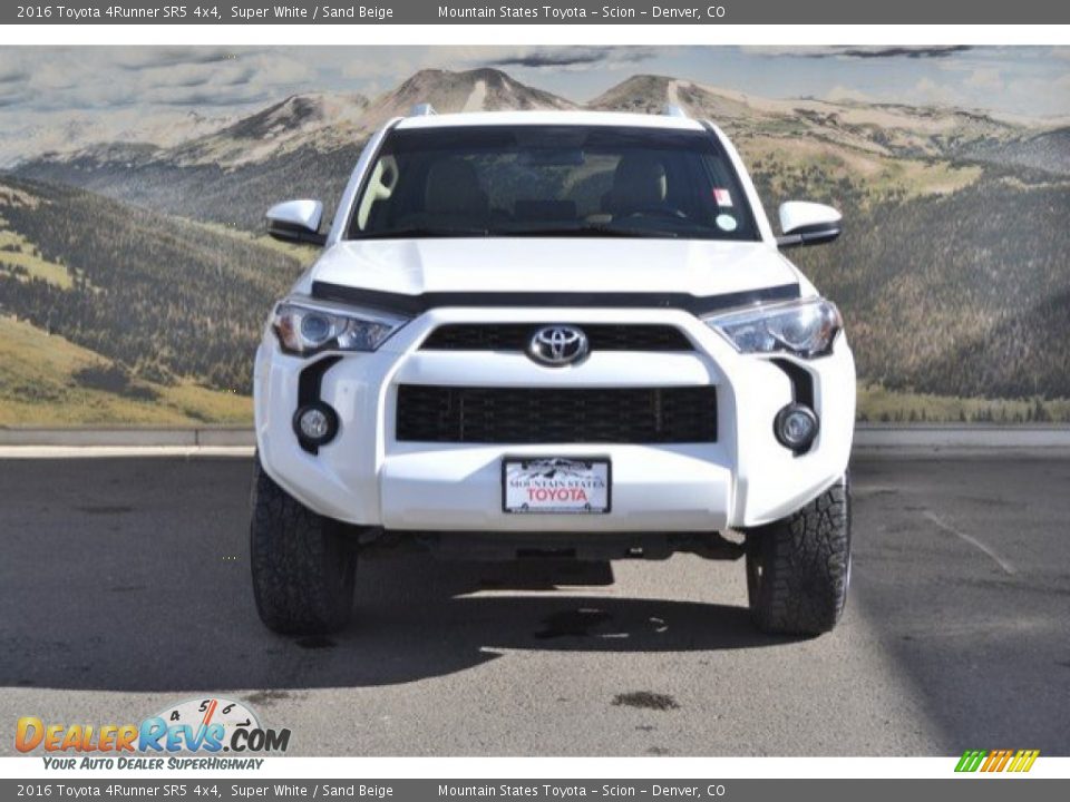 2016 Toyota 4Runner SR5 4x4 Super White / Sand Beige Photo #4
