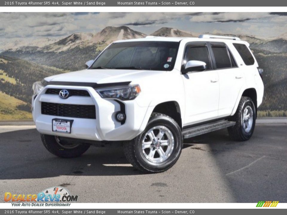 2016 Toyota 4Runner SR5 4x4 Super White / Sand Beige Photo #5