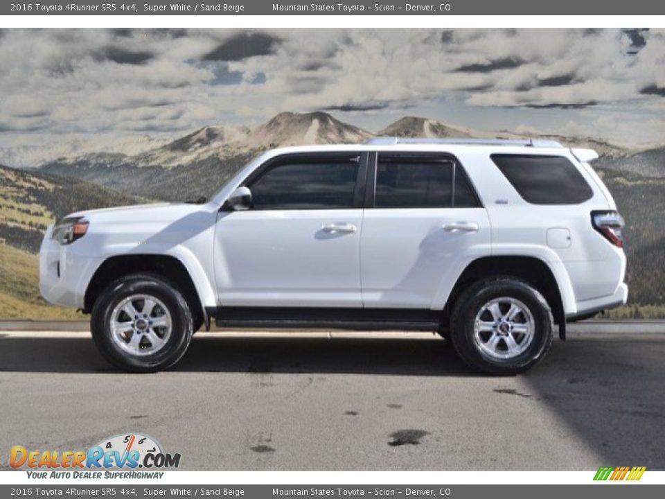 2016 Toyota 4Runner SR5 4x4 Super White / Sand Beige Photo #6