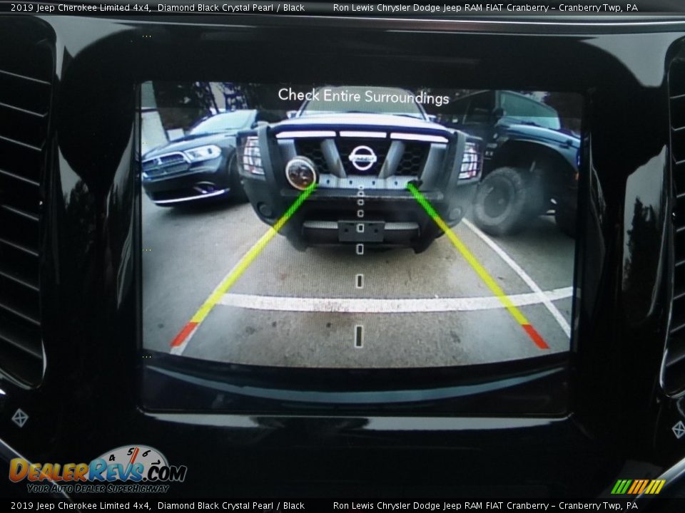 2019 Jeep Cherokee Limited 4x4 Diamond Black Crystal Pearl / Black Photo #17