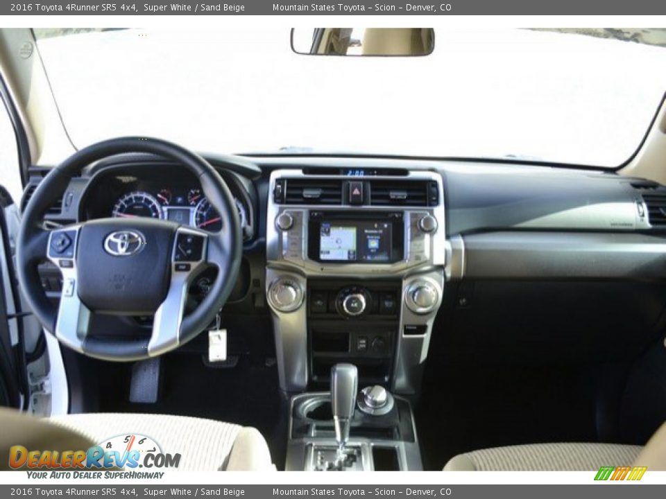 2016 Toyota 4Runner SR5 4x4 Super White / Sand Beige Photo #13