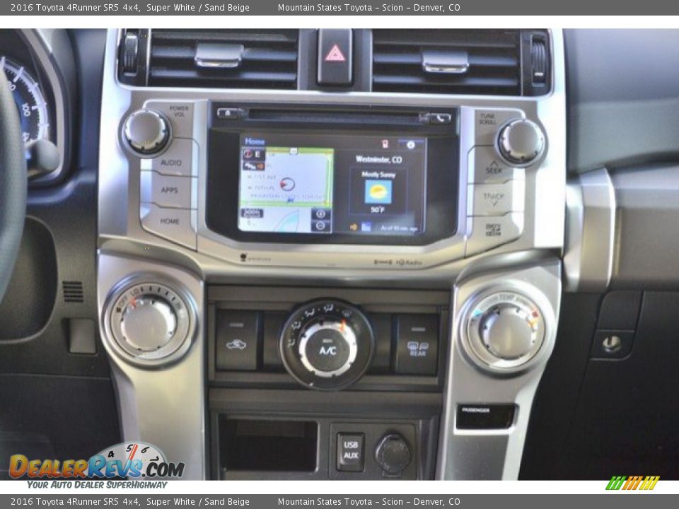 2016 Toyota 4Runner SR5 4x4 Super White / Sand Beige Photo #15