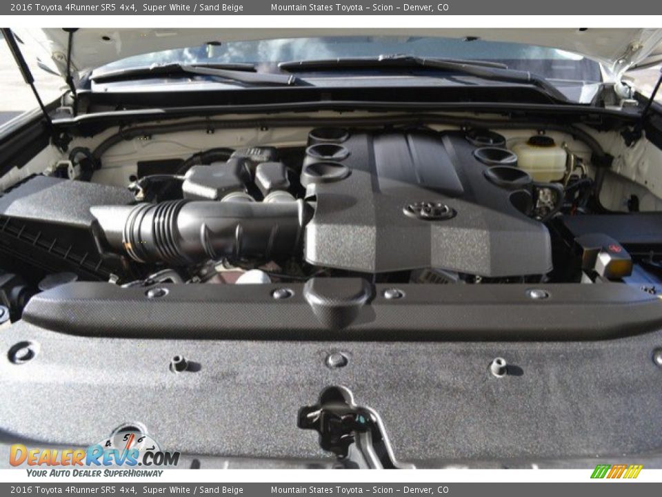 2016 Toyota 4Runner SR5 4x4 Super White / Sand Beige Photo #27