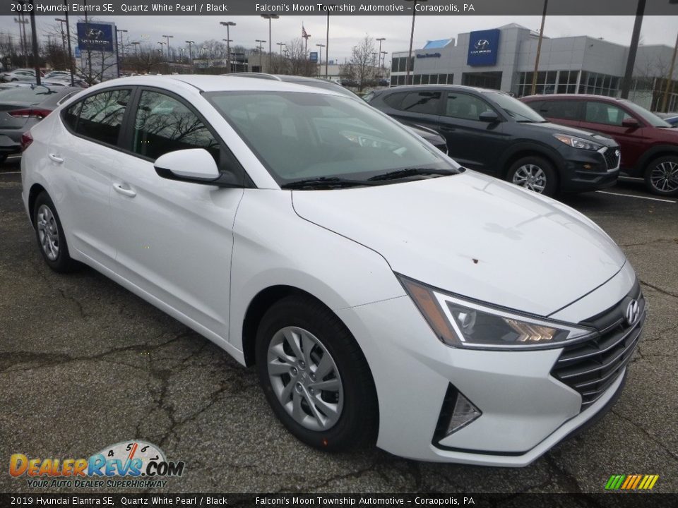 2019 Hyundai Elantra SE Quartz White Pearl / Black Photo #3