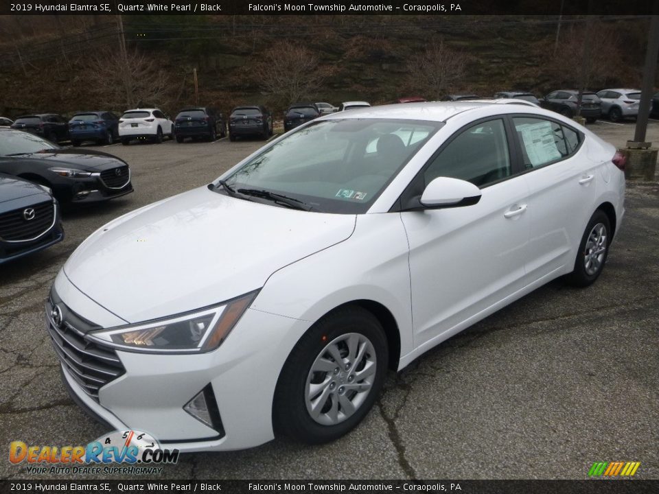 2019 Hyundai Elantra SE Quartz White Pearl / Black Photo #5