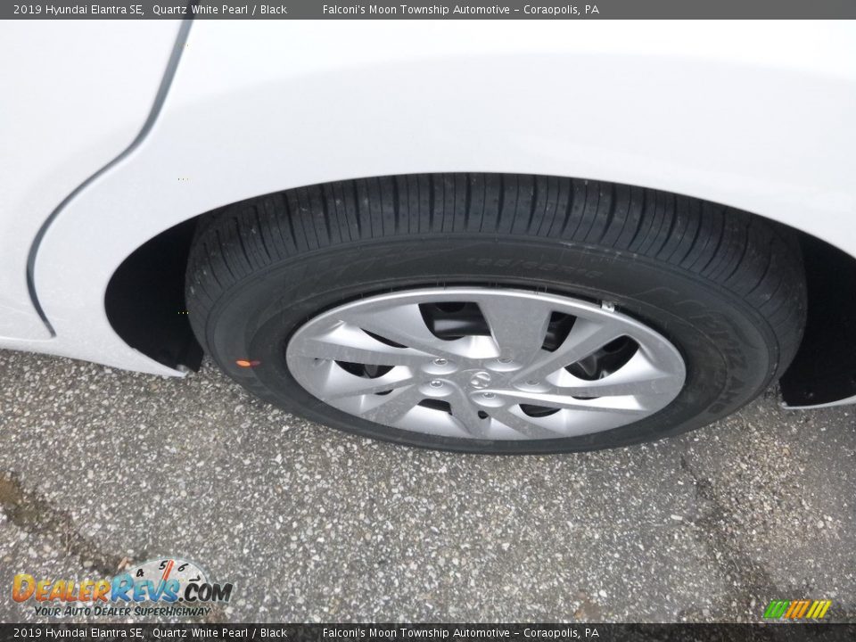 2019 Hyundai Elantra SE Quartz White Pearl / Black Photo #8