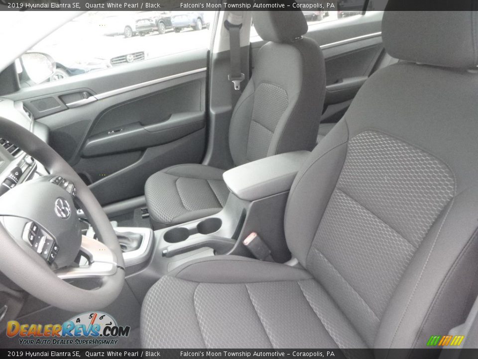 2019 Hyundai Elantra SE Quartz White Pearl / Black Photo #12