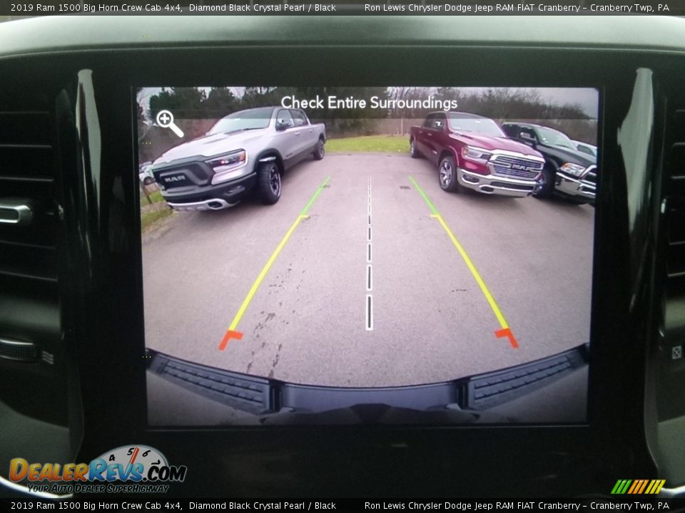 2019 Ram 1500 Big Horn Crew Cab 4x4 Diamond Black Crystal Pearl / Black Photo #15