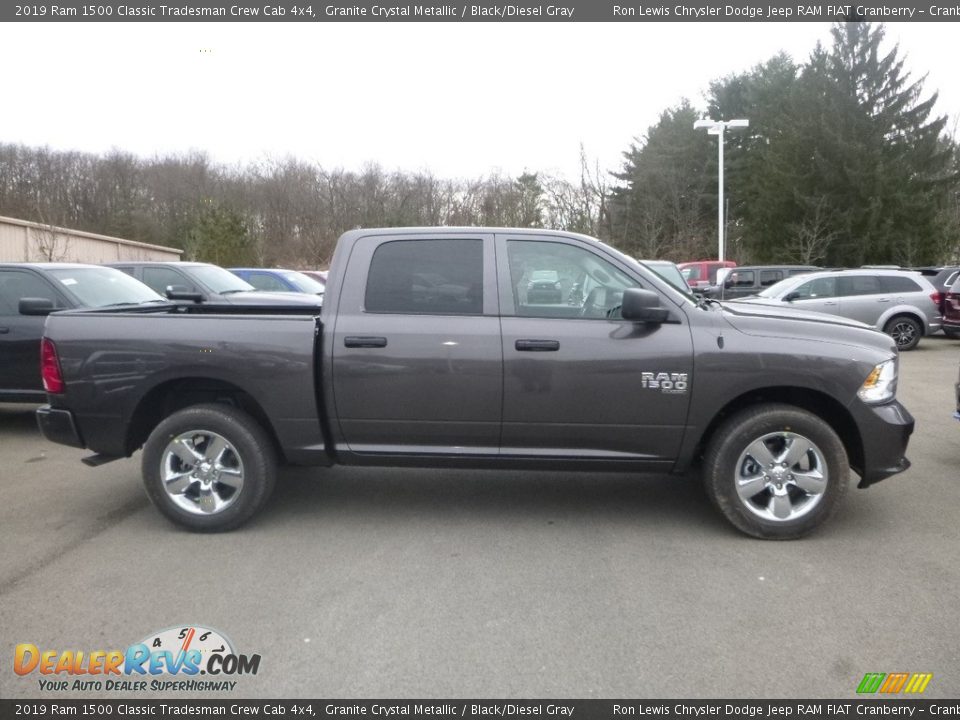 2019 Ram 1500 Classic Tradesman Crew Cab 4x4 Granite Crystal Metallic / Black/Diesel Gray Photo #7