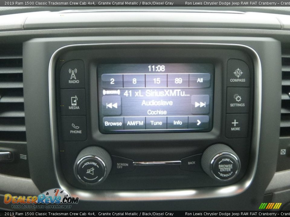 2019 Ram 1500 Classic Tradesman Crew Cab 4x4 Granite Crystal Metallic / Black/Diesel Gray Photo #17