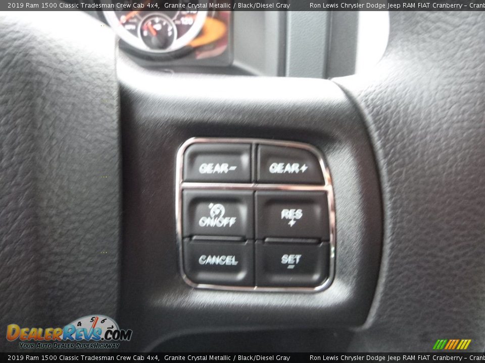 2019 Ram 1500 Classic Tradesman Crew Cab 4x4 Granite Crystal Metallic / Black/Diesel Gray Photo #19