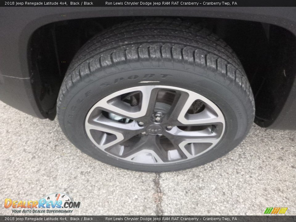 2018 Jeep Renegade Latitude 4x4 Black / Black Photo #2